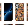 image:imageCasely Galaxy S10 Plus Case  Midnight Web  Spider Web  Essential Slim DualLayer Protective DesignFallen Gold  Antique Floral
