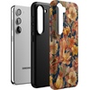 image:imageCasely Galaxy S10 Plus Case  Midnight Web  Spider Web  Essential Slim DualLayer Protective DesignFallen Gold  Antique Floral