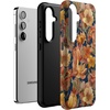 image:imageCasely Galaxy S10 Plus Case  Midnight Web  Spider Web  Essential Slim DualLayer Protective DesignFallen Gold  Antique Floral