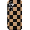 image:imageCasely Galaxy S10 Plus Case  Midnight Web  Spider Web  Essential Slim DualLayer Protective DesignFit Check  Black  Brown Checkerboard