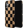 image:imageCasely Galaxy S10 Plus Case  Midnight Web  Spider Web  Essential Slim DualLayer Protective DesignFit Check  Black  Brown Checkerboard