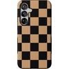 image:imageCasely Galaxy S10 Plus Case  Midnight Web  Spider Web  Essential Slim DualLayer Protective DesignFit Check  Black  Brown Checkerboard