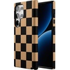 image:imageCasely Galaxy S10 Plus Case  Midnight Web  Spider Web  Essential Slim DualLayer Protective DesignFit Check  Black  Brown Checkerboard