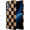 image:imageCasely Galaxy S10 Plus Case  Midnight Web  Spider Web  Essential Slim DualLayer Protective DesignFit Check  Black  Brown Checkerboard