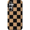 image:imageCasely Galaxy S10 Plus Case  Midnight Web  Spider Web  Essential Slim DualLayer Protective DesignFit Check  Black  Brown Checkerboard