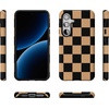 image:imageCasely Galaxy S10 Plus Case  Midnight Web  Spider Web  Essential Slim DualLayer Protective DesignFit Check  Black  Brown Checkerboard