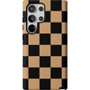 image:imageCasely Galaxy S10 Plus Case  Midnight Web  Spider Web  Essential Slim DualLayer Protective DesignFit Check  Black  Brown Checkerboard