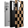 image:imageCasely Galaxy S10 Plus Case  Midnight Web  Spider Web  Essential Slim DualLayer Protective DesignFit Check  Black  Brown Checkerboard
