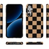 image:imageCasely Galaxy S10 Plus Case  Midnight Web  Spider Web  Essential Slim DualLayer Protective DesignFit Check  Black  Brown Checkerboard