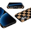 image:imageCasely Galaxy S10 Plus Case  Midnight Web  Spider Web  Essential Slim DualLayer Protective DesignFit Check  Black  Brown Checkerboard