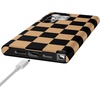 image:imageCasely Galaxy S10 Plus Case  Midnight Web  Spider Web  Essential Slim DualLayer Protective DesignFit Check  Black  Brown Checkerboard