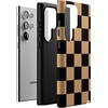image:imageCasely Galaxy S10 Plus Case  Midnight Web  Spider Web  Essential Slim DualLayer Protective DesignFit Check  Black  Brown Checkerboard