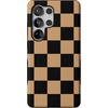 image:imageCasely Galaxy S10 Plus Case  Midnight Web  Spider Web  Essential Slim DualLayer Protective DesignFit Check  Black  Brown Checkerboard