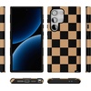image:imageCasely Galaxy S10 Plus Case  Midnight Web  Spider Web  Essential Slim DualLayer Protective DesignFit Check  Black  Brown Checkerboard