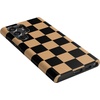 image:imageCasely Galaxy S10 Plus Case  Midnight Web  Spider Web  Essential Slim DualLayer Protective DesignFit Check  Black  Brown Checkerboard
