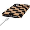 image:imageCasely Galaxy S10 Plus Case  Midnight Web  Spider Web  Essential Slim DualLayer Protective DesignFit Check  Black  Brown Checkerboard
