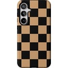 image:imageCasely Galaxy S10 Plus Case  Midnight Web  Spider Web  Essential Slim DualLayer Protective DesignFit Check  Black  Brown Checkerboard