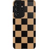 image:imageCasely Galaxy S10 Plus Case  Midnight Web  Spider Web  Essential Slim DualLayer Protective DesignFit Check  Black  Brown Checkerboard