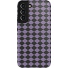 image:imageCasely Galaxy S10 Plus Case  Midnight Web  Spider Web  Essential Slim DualLayer Protective DesignHarlequin Midnight Diamond  Black and Purple