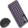image:imageCasely Galaxy S10 Plus Case  Midnight Web  Spider Web  Essential Slim DualLayer Protective DesignHarlequin Midnight Diamond  Black and Purple