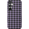 image:imageCasely Galaxy S10 Plus Case  Midnight Web  Spider Web  Essential Slim DualLayer Protective DesignHarlequin Midnight Diamond  Black and Purple