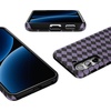 image:imageCasely Galaxy S10 Plus Case  Midnight Web  Spider Web  Essential Slim DualLayer Protective DesignHarlequin Midnight Diamond  Black and Purple