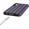 image:imageCasely Galaxy S10 Plus Case  Midnight Web  Spider Web  Essential Slim DualLayer Protective DesignHarlequin Midnight Diamond  Black and Purple