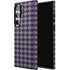 image:imageCasely Galaxy S10 Plus Case  Midnight Web  Spider Web  Essential Slim DualLayer Protective DesignHarlequin Midnight Diamond  Black and Purple
