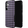 image:imageCasely Galaxy S10 Plus Case  Midnight Web  Spider Web  Essential Slim DualLayer Protective DesignHarlequin Midnight Diamond  Black and Purple