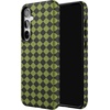 image:imageCasely Galaxy S10 Plus Case  Midnight Web  Spider Web  Essential Slim DualLayer Protective DesignHarlequin Wicked Diamond  Black and Green
