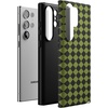 image:imageCasely Galaxy S10 Plus Case  Midnight Web  Spider Web  Essential Slim DualLayer Protective DesignHarlequin Wicked Diamond  Black and Green