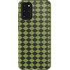 image:imageCasely Galaxy S10 Plus Case  Midnight Web  Spider Web  Essential Slim DualLayer Protective DesignHarlequin Wicked Diamond  Black and Green