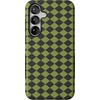 image:imageCasely Galaxy S10 Plus Case  Midnight Web  Spider Web  Essential Slim DualLayer Protective DesignHarlequin Wicked Diamond  Black and Green