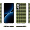 image:imageCasely Galaxy S10 Plus Case  Midnight Web  Spider Web  Essential Slim DualLayer Protective DesignHarlequin Wicked Diamond  Black and Green