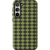 image:imageCasely Galaxy S10 Plus Case  Midnight Web  Spider Web  Essential Slim DualLayer Protective DesignHarlequin Wicked Diamond  Black and Green