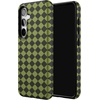image:imageCasely Galaxy S10 Plus Case  Midnight Web  Spider Web  Essential Slim DualLayer Protective DesignHarlequin Wicked Diamond  Black and Green