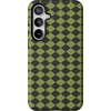 image:imageCasely Galaxy S10 Plus Case  Midnight Web  Spider Web  Essential Slim DualLayer Protective DesignHarlequin Wicked Diamond  Black and Green