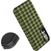 image:imageCasely Galaxy S10 Plus Case  Midnight Web  Spider Web  Essential Slim DualLayer Protective DesignHarlequin Wicked Diamond  Black and Green
