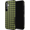 image:imageCasely Galaxy S10 Plus Case  Midnight Web  Spider Web  Essential Slim DualLayer Protective DesignHarlequin Wicked Diamond  Black and Green