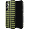 image:imageCasely Galaxy S10 Plus Case  Midnight Web  Spider Web  Essential Slim DualLayer Protective DesignHarlequin Wicked Diamond  Black and Green