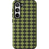 image:imageCasely Galaxy S10 Plus Case  Midnight Web  Spider Web  Essential Slim DualLayer Protective DesignHarlequin Wicked Diamond  Black and Green