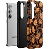image:imageCasely Galaxy S10 Plus Case  Midnight Web  Spider Web  Essential Slim DualLayer Protective DesignMaple Flowers  Floral Foliage