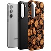 image:imageCasely Galaxy S10 Plus Case  Midnight Web  Spider Web  Essential Slim DualLayer Protective DesignMaple Flowers  Floral Foliage