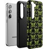 image:imageCasely Galaxy S10 Plus Case  Midnight Web  Spider Web  Essential Slim DualLayer Protective DesignMystic Moths  Green Twilight