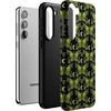 image:imageCasely Galaxy S10 Plus Case  Midnight Web  Spider Web  Essential Slim DualLayer Protective DesignMystic Moths  Green Twilight