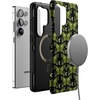 image:imageCasely Galaxy S10 Plus Case  Midnight Web  Spider Web  Essential Slim DualLayer Protective DesignMystic Moths  Green Twilight