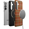 image:imageCasely Galaxy S10 Plus Case  Midnight Web  Spider Web  Essential Slim DualLayer Protective DesignSpiced Chai  Fall Plaid