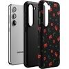 image:imageCasely Galaxy S10 Plus Case  Midnight Web  Spider Web  Essential Slim DualLayer Protective DesignSweet Revenge  Cherry Skulls