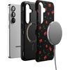 image:imageCasely Galaxy S10 Plus Case  Midnight Web  Spider Web  Essential Slim DualLayer Protective DesignSweet Revenge  Cherry Skulls
