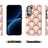 image:imageCasely Galaxy S10 Plus Case  Spruce  Kitty and Vibe Holiday  Essential Slim DualLayer Protective DesignAll Wrapped Up  Vintage Bows